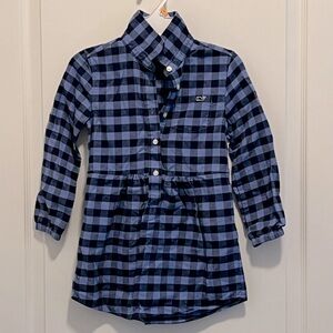 Girls flannel Vineyard Vines Dress